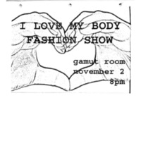 2007 &quot;I Love My Body Fashion Show&quot; Poster