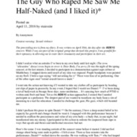 April 11, 2016 - The Guy Who Raped Me Saw Me Half-Naked (and I liked it)*.pdf