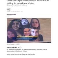 NBC5 article: &quot;Students express frustration with school policy in emotional video&quot;