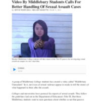 VPR - %22Video By Middlebury Students Calls For Better Handling Of Sexual Assault Cases%22.pdf