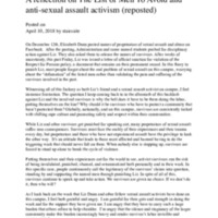April 10, 2018 - A reflection on The List of Men To Avoid and anti-sexual assault activism (reposted).pdf