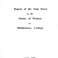 (1997) Report of the Task Force on the Status of Women at Middlebury College