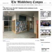 The Campus: “&#039;The MAC is now the CFA&#039;: Students revive resistance to arts center name change&quot;