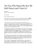 April 11, 2016 - The Guy Who Raped Me Saw Me Half-Naked (and I liked it)*.pdf