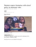 NBC5 - %22Students express frustration with school policy in emotional video%22.pdf
