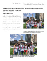 The Campus - %22FAM Launches Website to Increase Awareness of Sexual Health Services%22.pdf