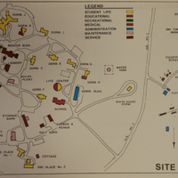 Brandon Training School Site Plan - Campus Overview, 1980