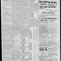 &quot;Tuesday&#039;s Election&quot; MIddlebury Register, Vol LVII, No. 37, Sept 9, 1892. Front Page