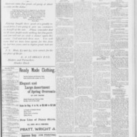 Mayflower Relic, Vermont Phoenix, Vol LX, No.18, Friday, May 5, 1893. Front Page